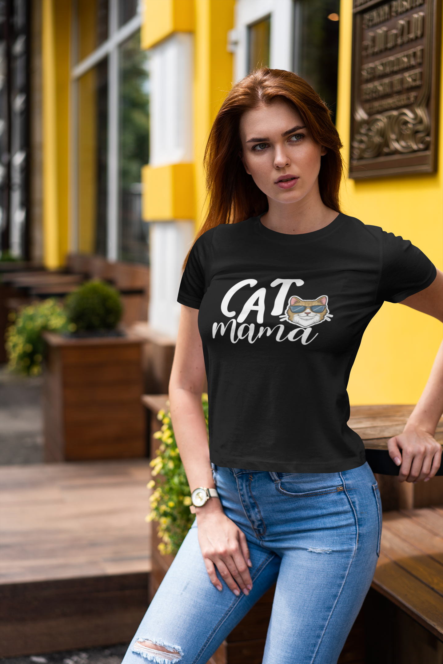 Cat Mama t-shirt