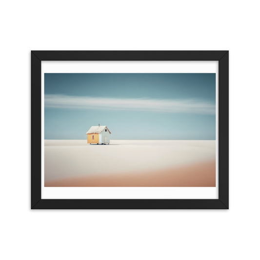 Isolated small house Wall art