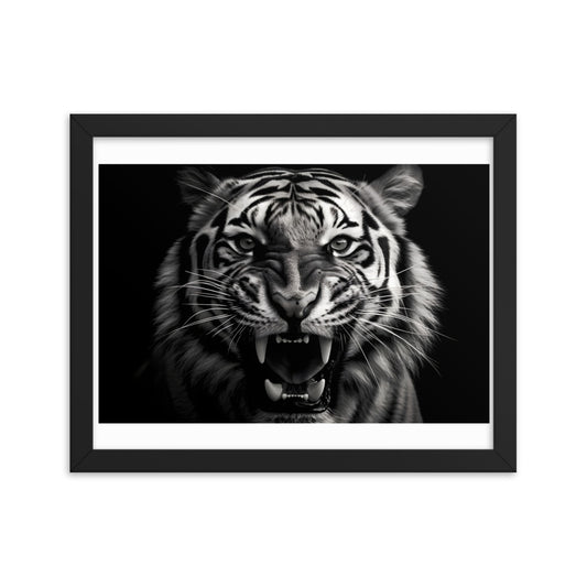 A hunting Tiger wall art