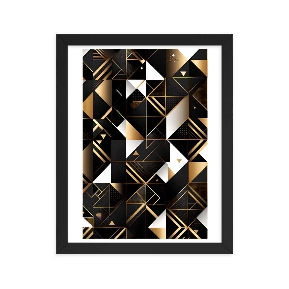 Golden Pattern Wall Art