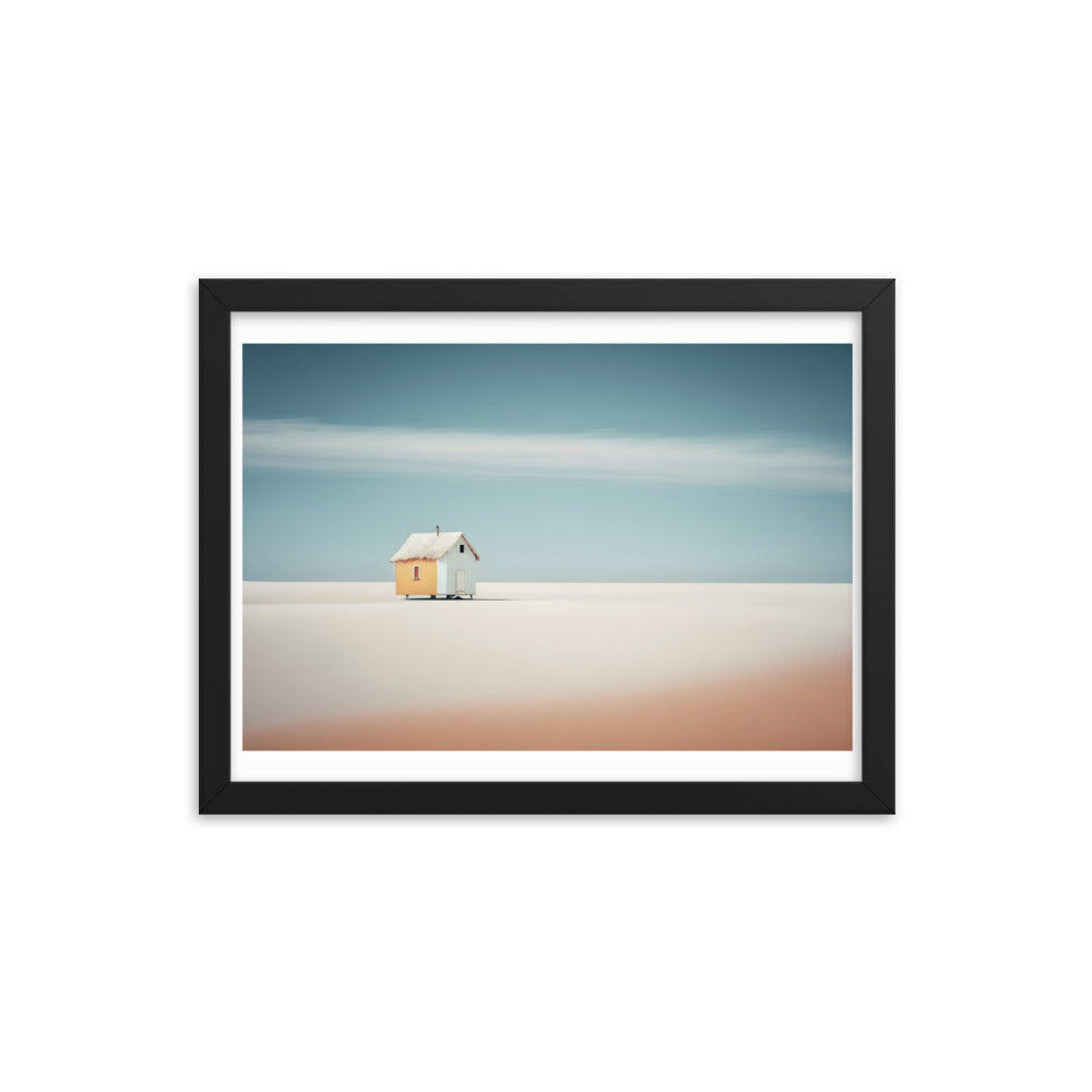 Isolated small house Wall art