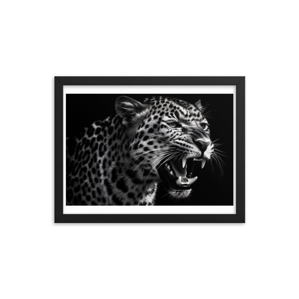 A hunting Leopard wall art