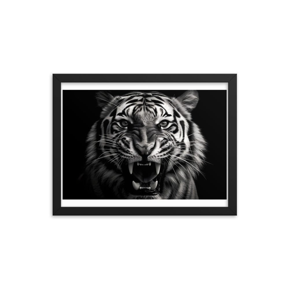 A hunting Tiger wall art