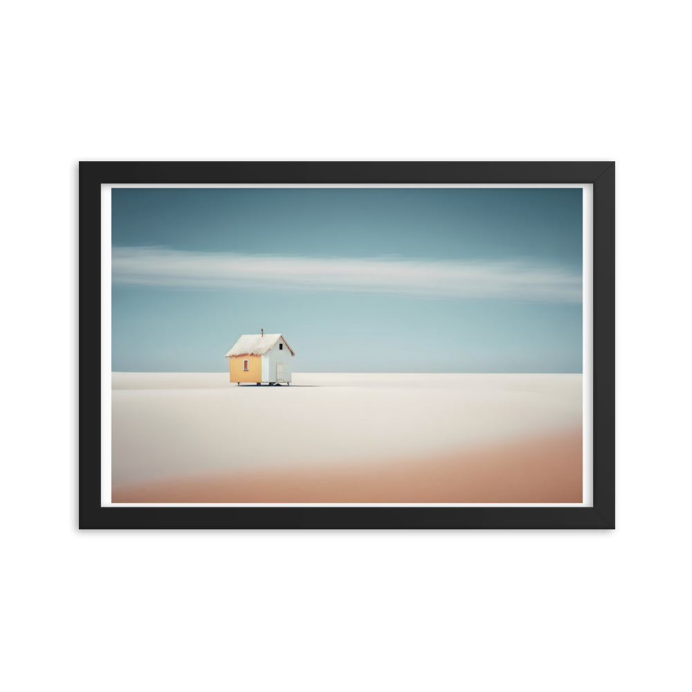 Isolated small house Wall art