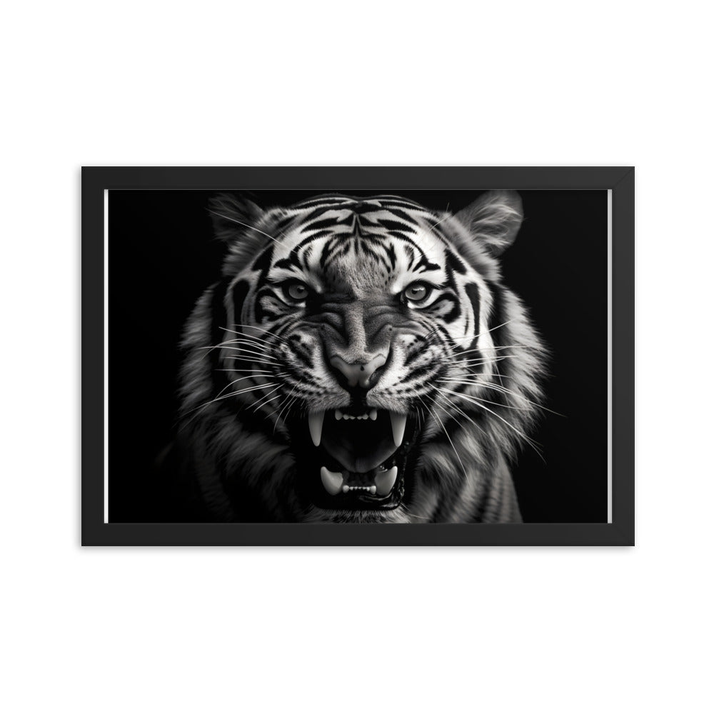 A hunting Tiger wall art