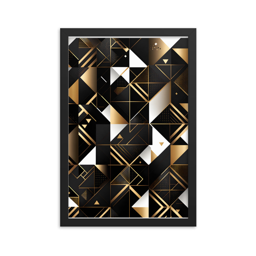 Golden Pattern Wall Art