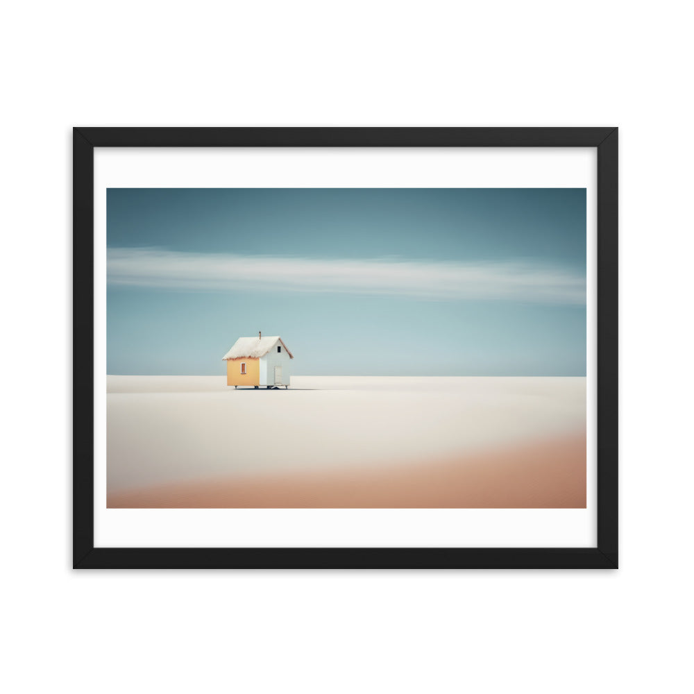 Isolated small house Wall art