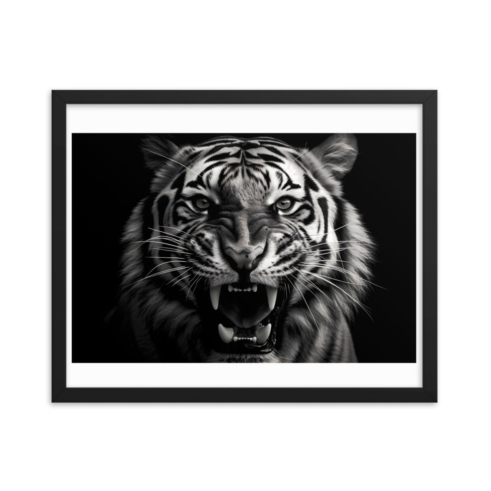 A hunting Tiger wall art