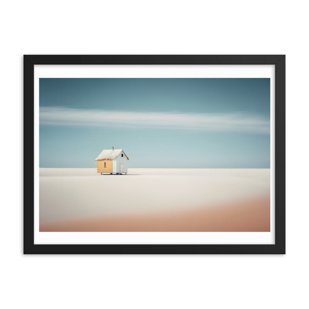 Isolated small house Wall art