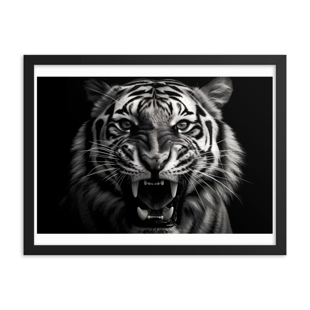 A hunting Tiger wall art