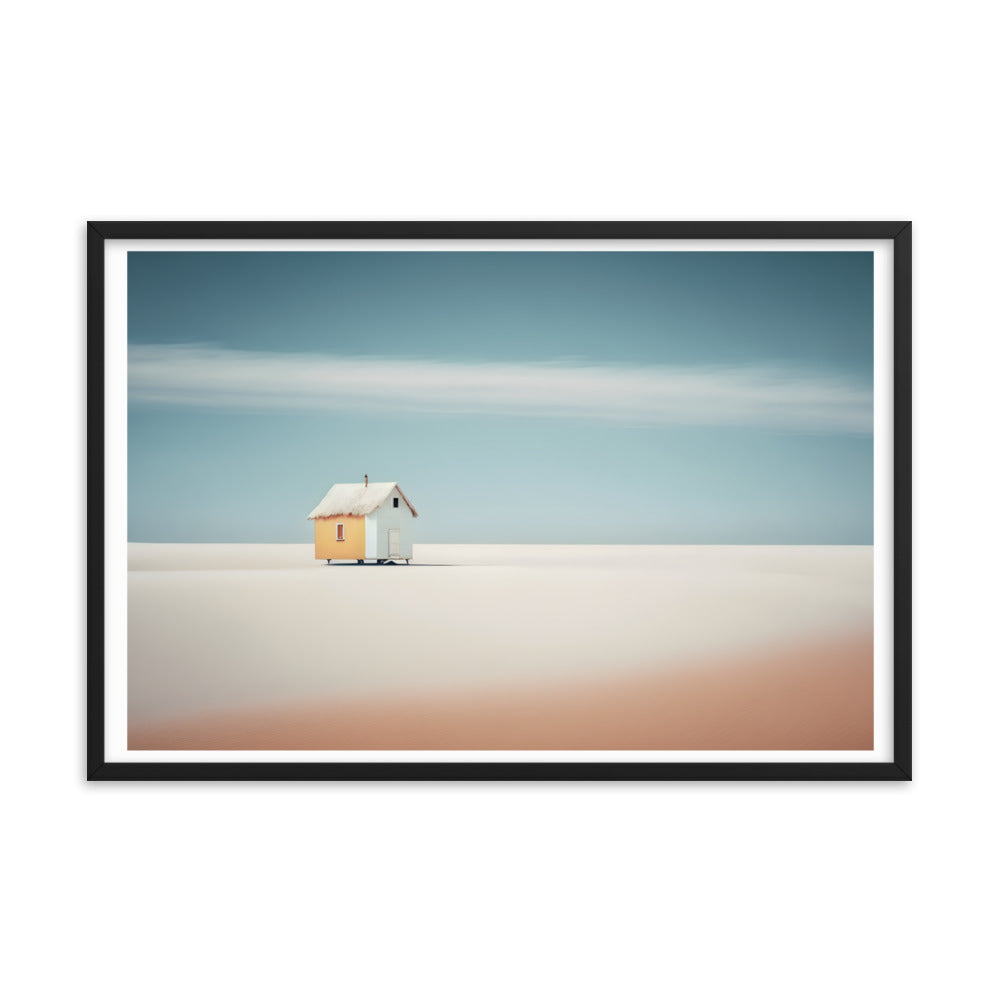 Isolated small house Wall art