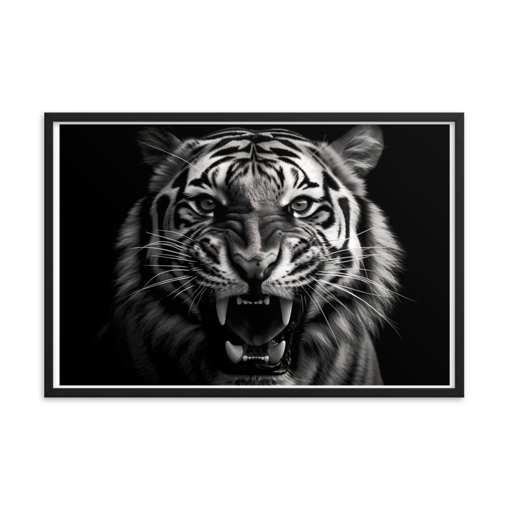 A hunting Tiger wall art