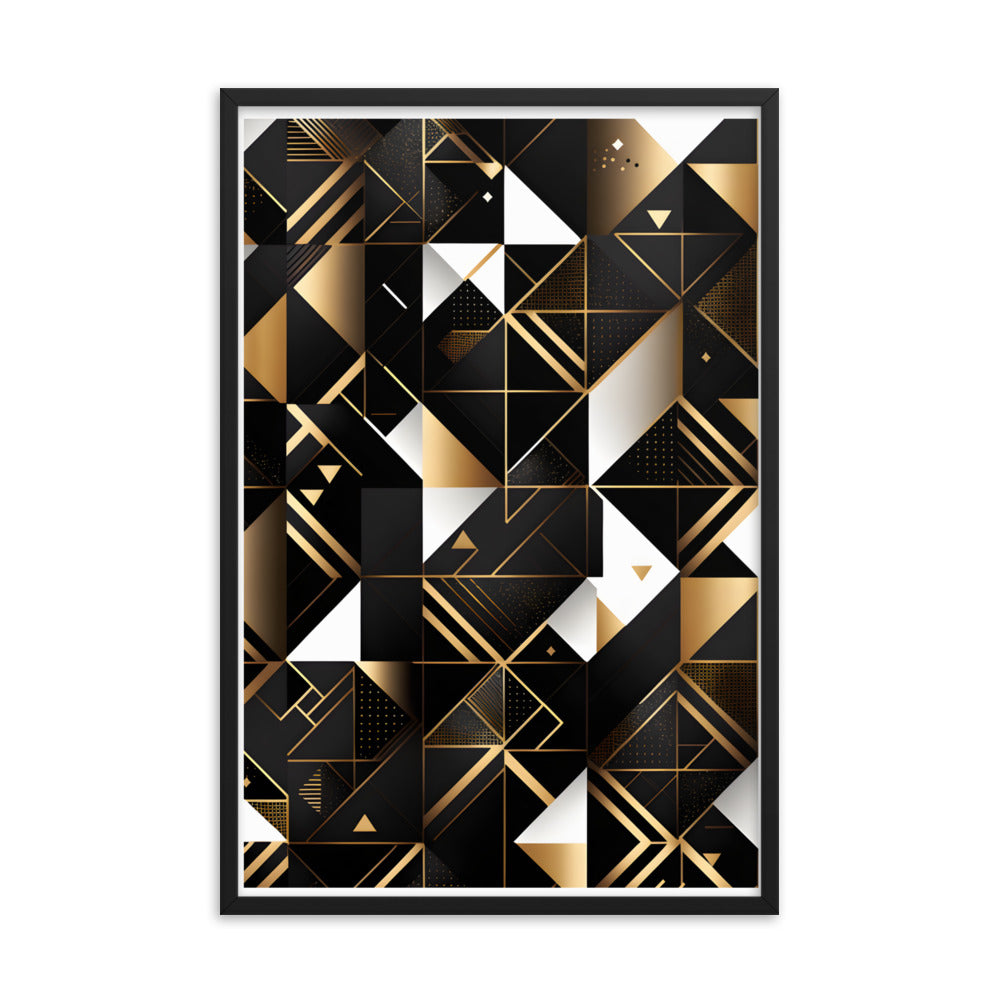 Golden Pattern Wall Art