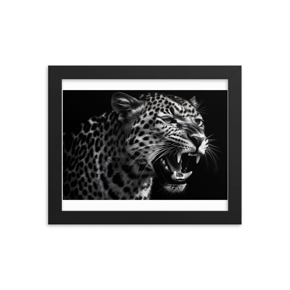 A hunting Leopard wall art