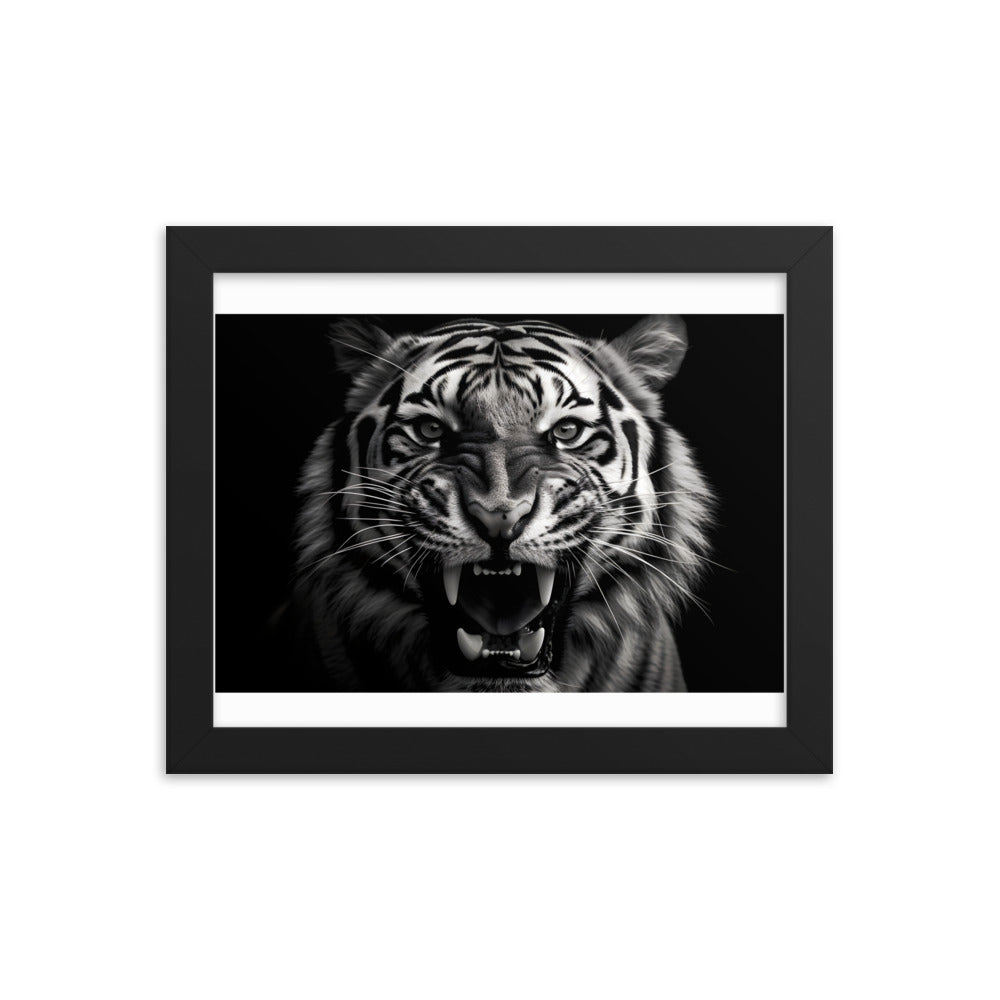 A hunting Tiger wall art