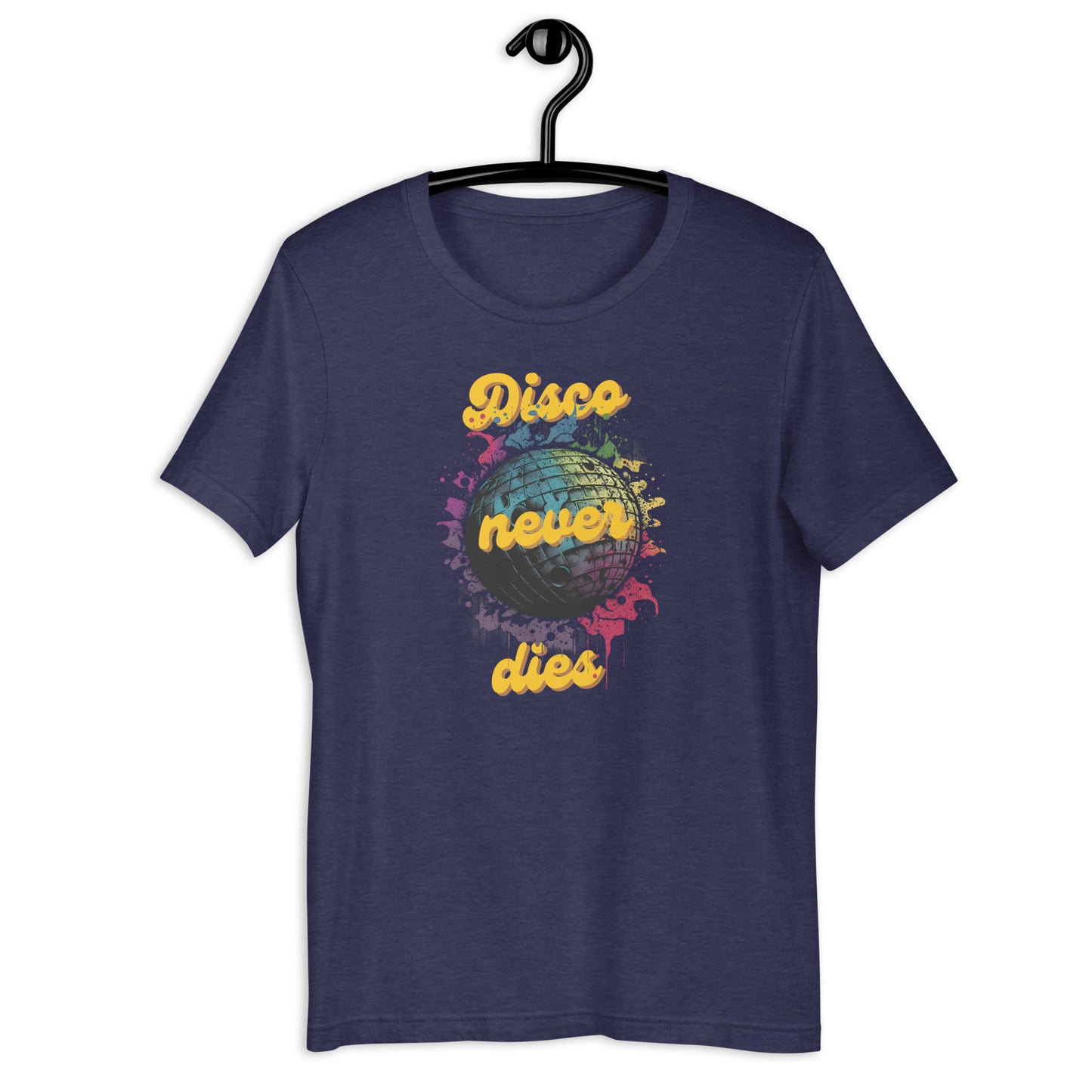 Disco never dies T-Shirt 70s Themed Shirt Vintage Retro